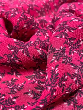 S-7643W DITSY FLORAL PRINT SILK VISCOSE CREPON. ITALY
