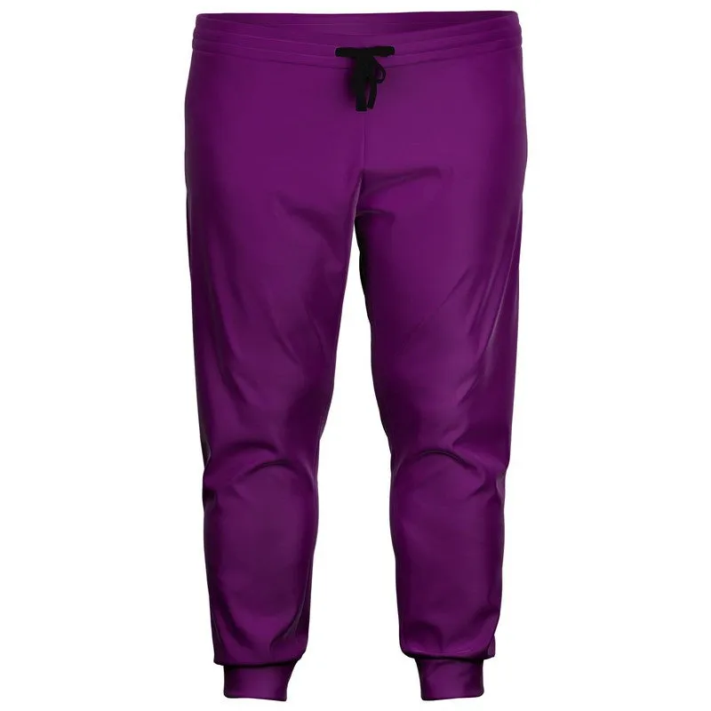 Shaded Purple Joggers | Unisex | with PLUS sizes | C50M100Y0K30