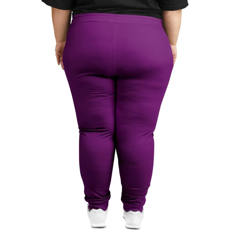 Shaded Purple Joggers | Unisex | with PLUS sizes | C50M100Y0K30