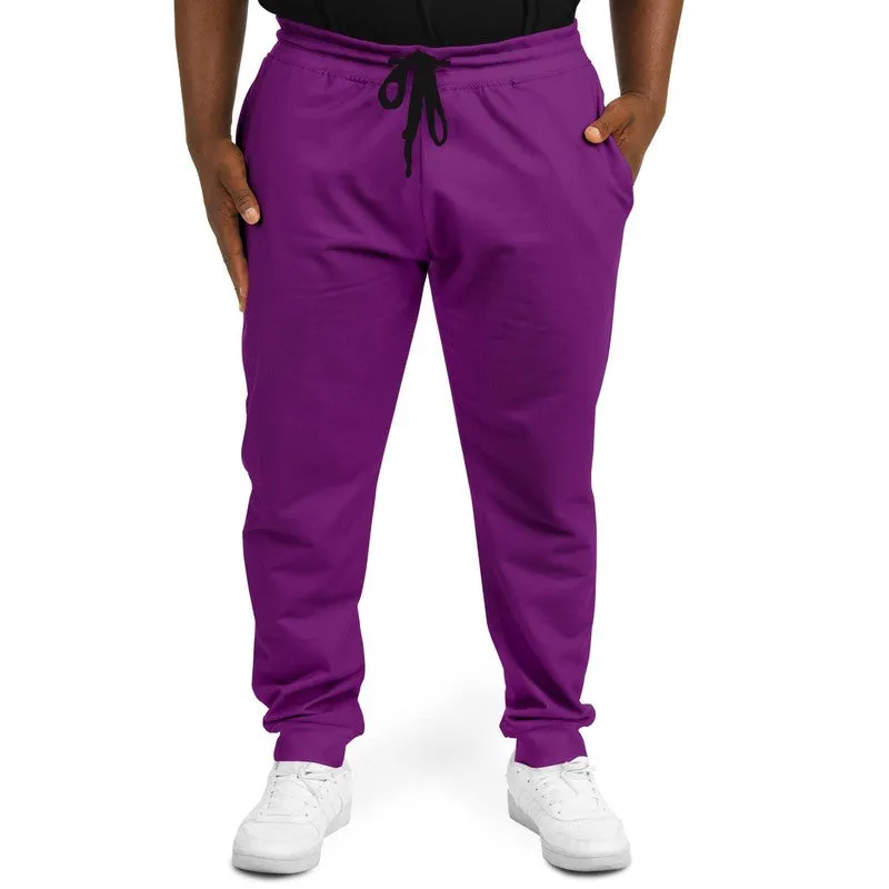 Shaded Purple Joggers | Unisex | with PLUS sizes | C50M100Y0K30