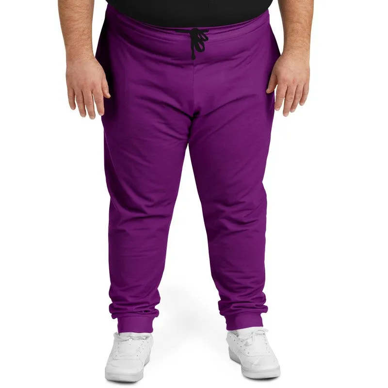 Shaded Purple Joggers | Unisex | with PLUS sizes | C50M100Y0K30