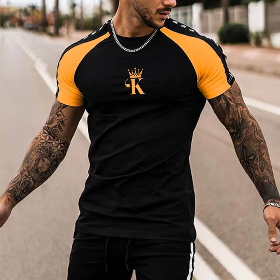 Street Style Poker King Short Sleeve T-Shirt