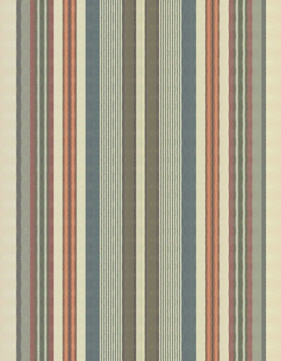 Suropata - Baby Alpaca Wool Throw Blanket / Sofa Cover - Queen 96" x 67" - multi colored stripes pattern