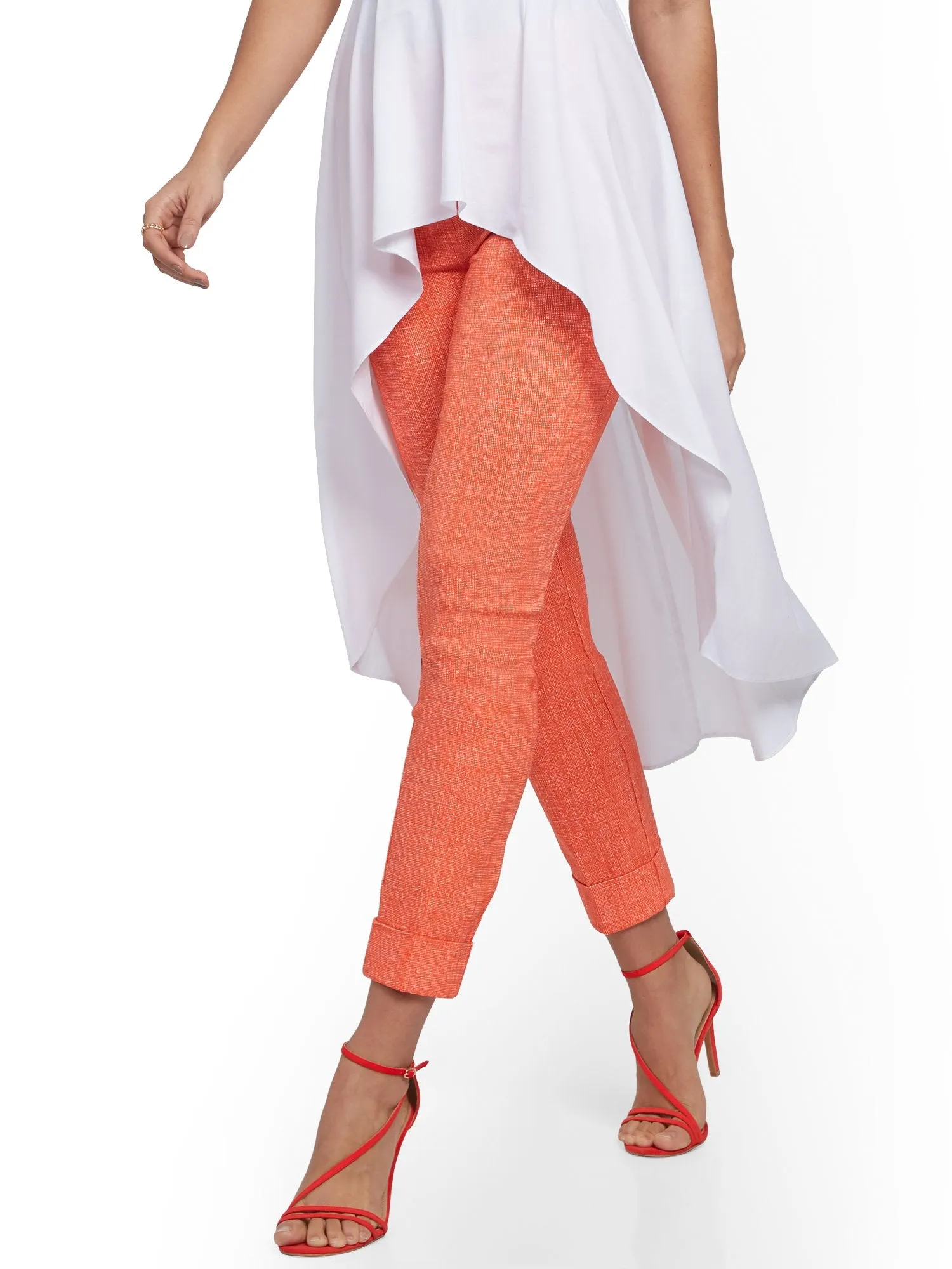 Whitney High-Waisted Pull-On Capri Pant