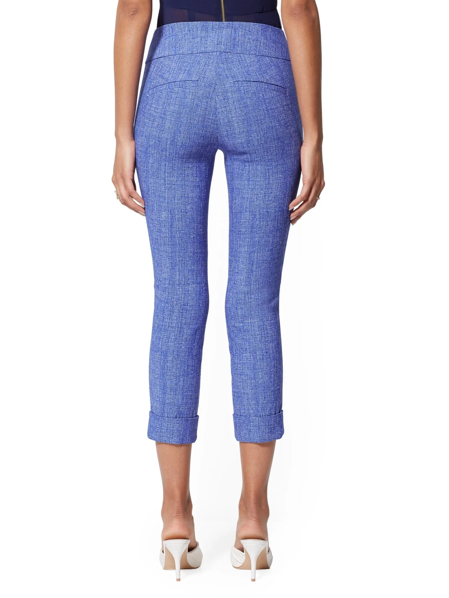 Whitney High-Waisted Pull-On Capri Pant