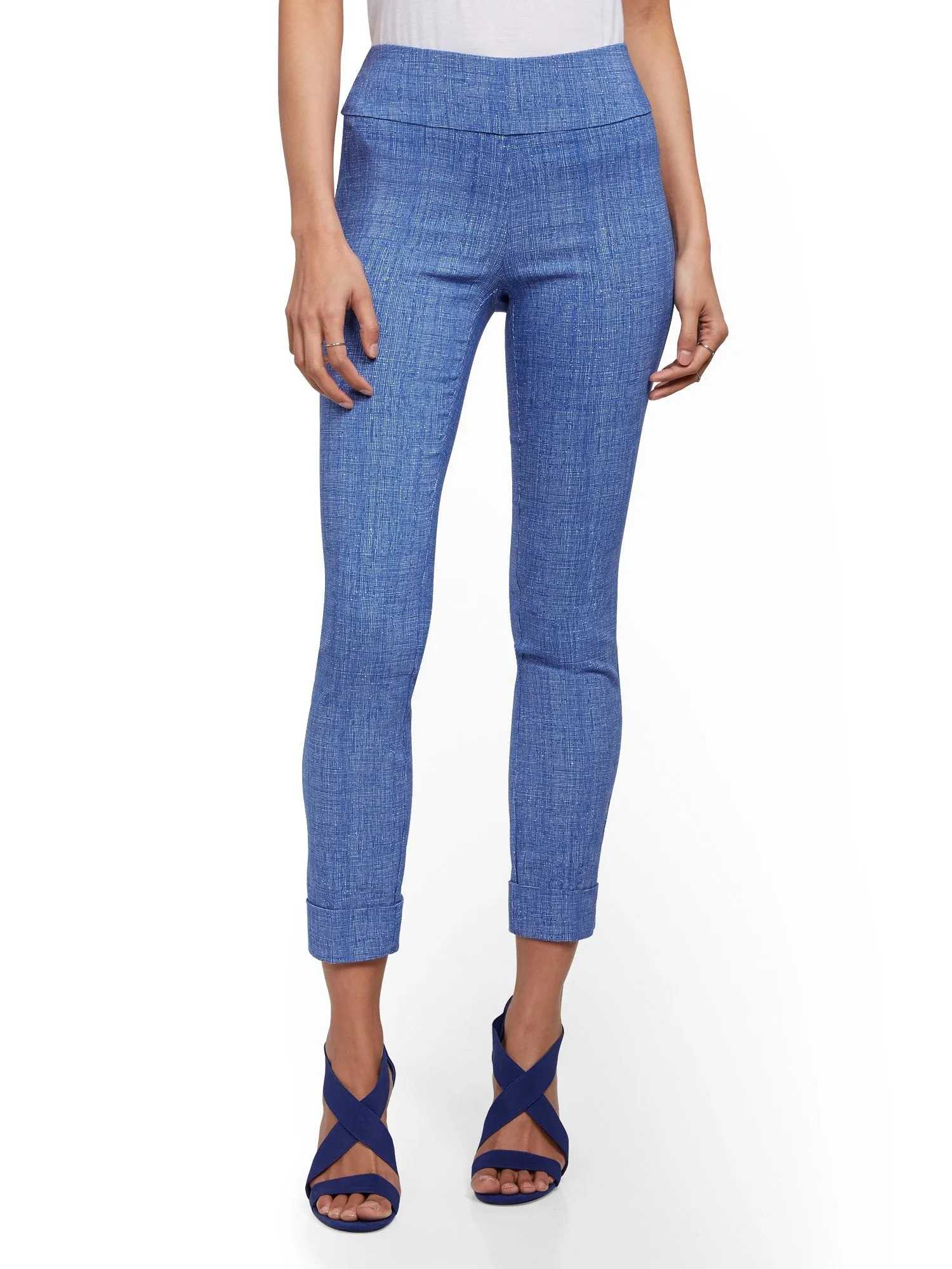 Whitney High-Waisted Pull-On Capri Pant