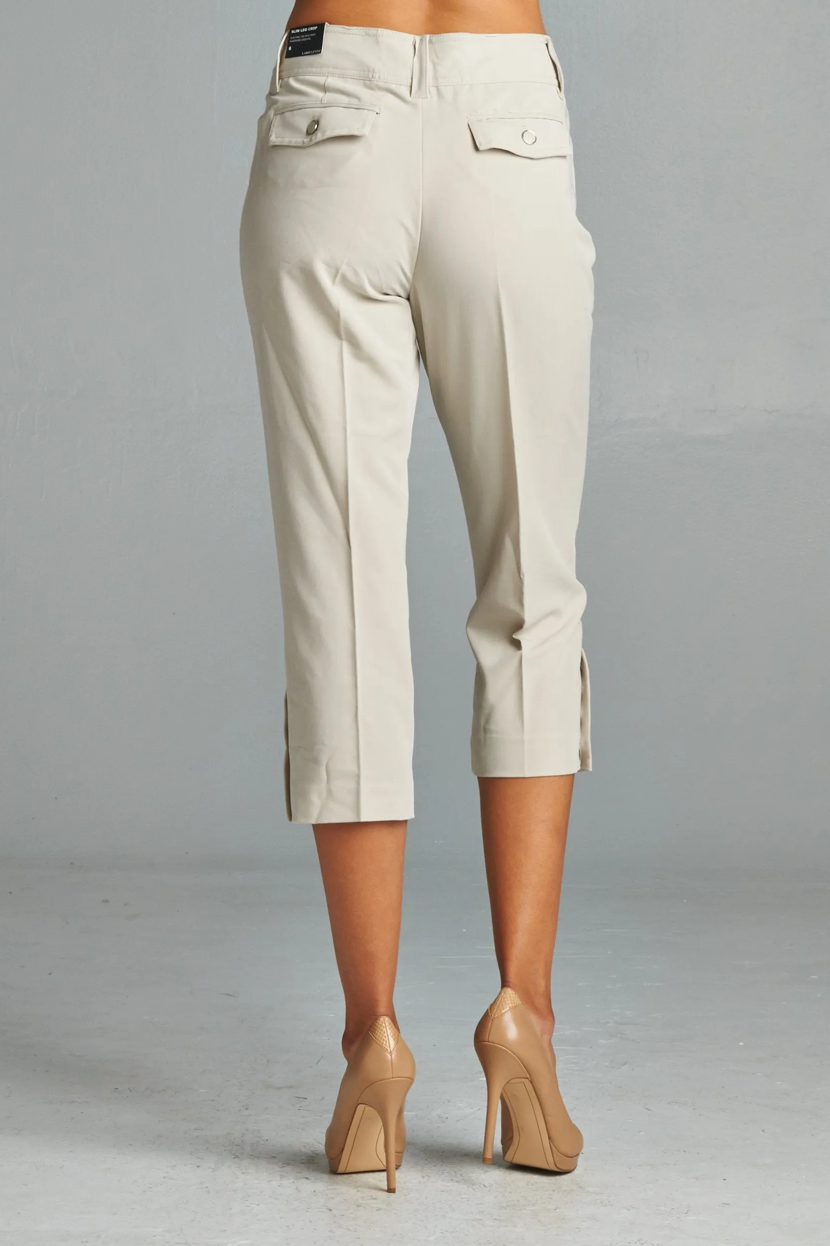 Women's Slim Leg Capri Pants