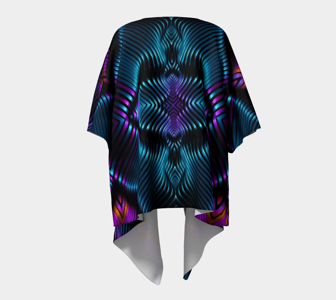 Xenoform Draped Kimono