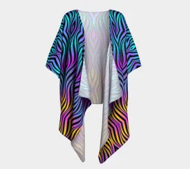 Xenowave Draped Kimono
